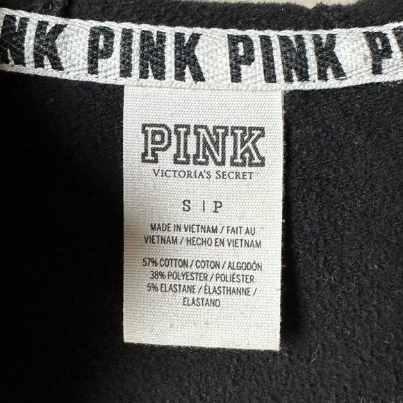 Victoria’s Secret black full zip sweatshirt - Picture 3 of 6